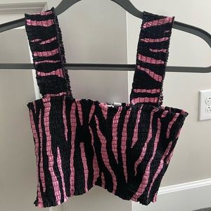 ASOS Zebra Crop Top